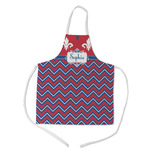 Patriotic Fleur de Lis Kid's Apron w/ Name or Text