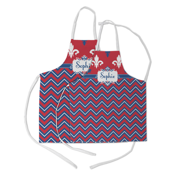 Patriotic Fleur de Lis Kid's Aprons - Parent - Main