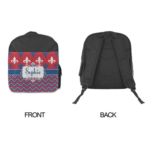 Patriotic Fleur de Lis Kid's Backpack - Approval