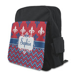 Patriotic Fleur de Lis Preschool Backpack (Personalized)