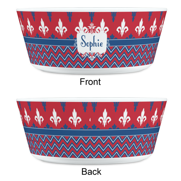 Patriotic Fleur de Lis Kids Bowls - APPROVAL