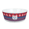 Patriotic Fleur de Lis Kid's Bowl (Personalized)