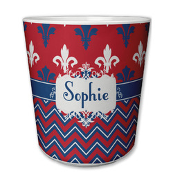 Patriotic Fleur de Lis Plastic Tumbler 6oz (Personalized)