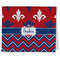 Patriotic Fleur de Lis Kitchen Towel - Poly Cotton w/ Name or Text