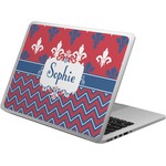 Patriotic Fleur de Lis Laptop Skin - Custom Sized (Personalized)