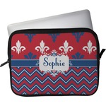Patriotic Fleur de Lis Laptop Sleeve / Case - 11" (Personalized)