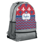 Patriotic Fleur de Lis Backpack (Personalized)