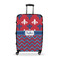 Patriotic Fleur de Lis Large Travel Bag - With Handle