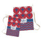 Patriotic Fleur de Lis Laundry Bag - Both Bags