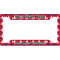 Patriotic Fleur de Lis License Plate Frame - Style A
