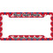 Patriotic Fleur de Lis License Plate Frame - Style A (Personalized)