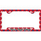 Patriotic Fleur de Lis License Plate Frame - Style C (Personalized)