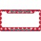 Patriotic Fleur de Lis License Plate Frame - Style B (Personalized)