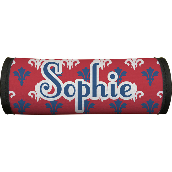 Patriotic Fleur de Lis Luggage Handle Wrap