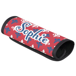 Patriotic Fleur de Lis Luggage Handle Cover (Personalized)