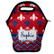 Patriotic Fleur de Lis Lunch Bag w/ Name or Text