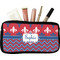 Patriotic Fleur de Lis Makeup / Cosmetic Bag (Personalized)