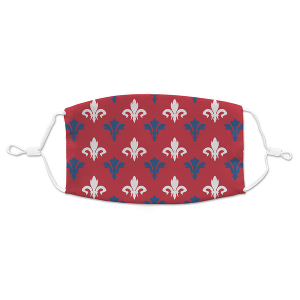 Custom Patriotic Fleur de Lis Adult Cloth Face Mask