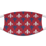 Patriotic Fleur de Lis Cloth Face Mask (T-Shirt Fabric)