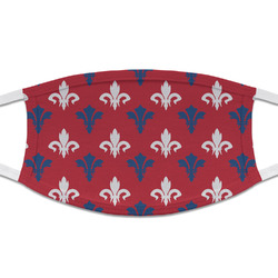 Patriotic Fleur de Lis Cloth Face Mask (T-Shirt Fabric) (Personalized)