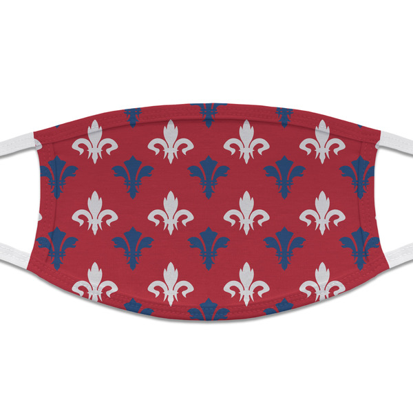 Custom Patriotic Fleur de Lis Cloth Face Mask (T-Shirt Fabric)