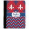 Patriotic Fleur de Lis Notebook Padfolio - Medium w/ Name or Text