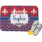 Patriotic Fleur de Lis Memory Foam Bath Mat - 24"x17" (Personalized)