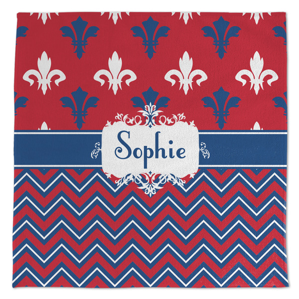 Patriotic Fleur de Lis Microfiber Dish Rag - APPROVAL