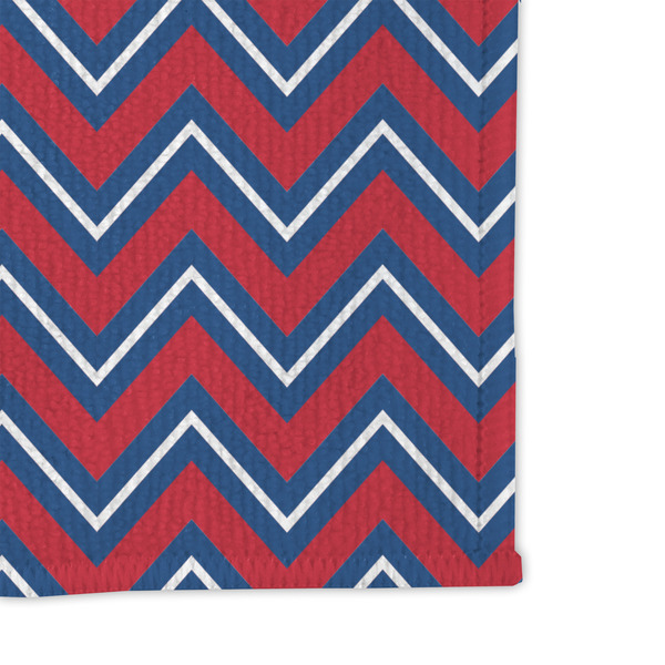 Patriotic Fleur de Lis Microfiber Dish Rag - DETAIL