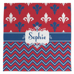 Patriotic Fleur de Lis Microfiber Dish Towel (Personalized)