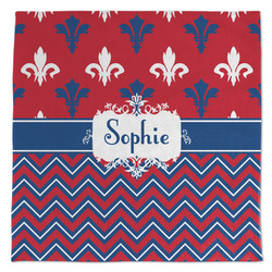 Patriotic Fleur de Lis Microfiber Dish Towel (Personalized)