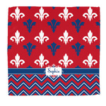 Patriotic Fleur de Lis Microfiber Dish Rag (Personalized)