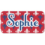 Patriotic Fleur de Lis Mini/Bicycle License Plate (2 Holes) (Personalized)