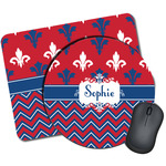 Patriotic Fleur de Lis Mouse Pad (Personalized)