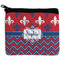 Patriotic Fleur de Lis Rectangular Coin Purse (Personalized)