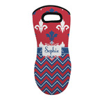Patriotic Fleur de Lis Neoprene Oven Mitt w/ Name or Text