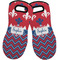 Patriotic Fleur de Lis Neoprene Oven Mitts - Set of 2 w/ Name or Text