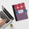 Patriotic Fleur de Lis Notebook Padfolio - LIFESTYLE (large)