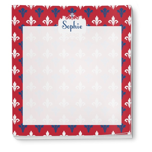 Patriotic Fleur de Lis Notepad - Apvl