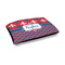 Patriotic Fleur de Lis Outdoor Dog Bed - Medium (Personalized)