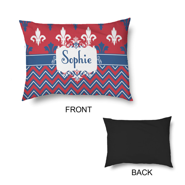 Patriotic Fleur de Lis Outdoor Dog Beds - Small - APPROVAL