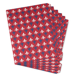 Patriotic Fleur de Lis Binder Tab Divider - Set of 6 (Personalized)