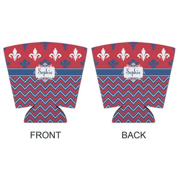 Patriotic Fleur de Lis Party Cup Sleeves - with bottom - APPROVAL
