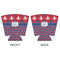 Patriotic Fleur de Lis Party Cup Sleeves - with bottom - APPROVAL