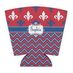 Patriotic Fleur de Lis Party Cup Sleeve - with Bottom (Personalized)