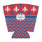 Patriotic Fleur de Lis Party Cup Sleeves - with bottom - FRONT