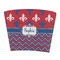 Patriotic Fleur de Lis Party Cup Sleeves - without bottom - FRONT (flat)