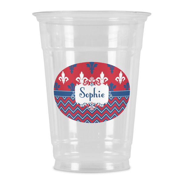 Custom Patriotic Fleur de Lis Party Cups - 16oz (Personalized)