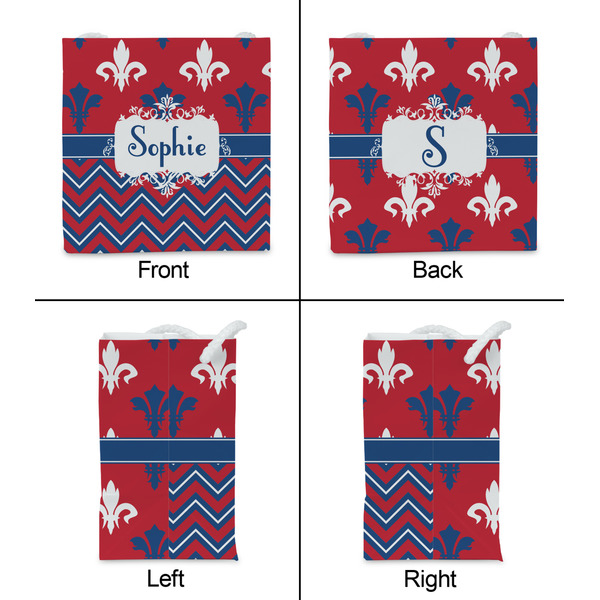 Patriotic Fleur de Lis Party Favor Gift Bag - Gloss - Approval
