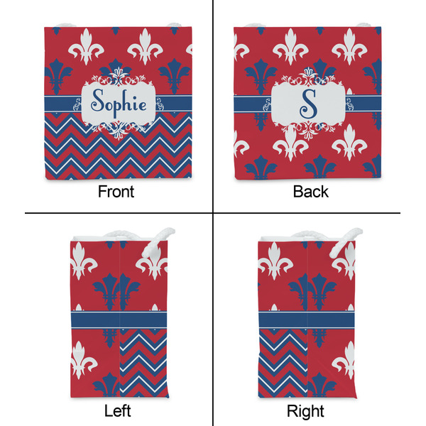 Patriotic Fleur de Lis Party Favor Gift Bag - Matte - Approval